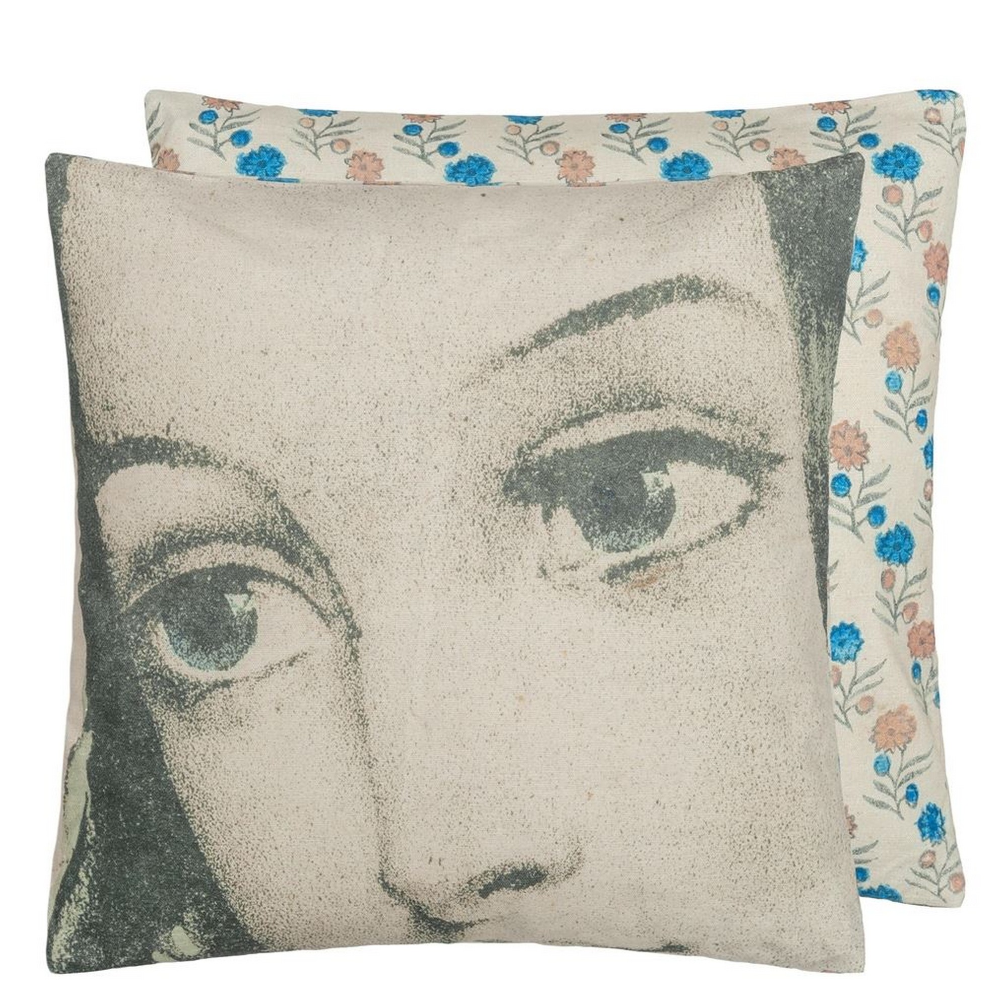 Ellens Eyes Cushion In Parchment White By John Derian